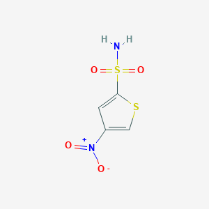 molecular formula C4H4N2O4S2 B3246115 4-Nitrothiophene-2-sulfonamide CAS No. 17510-83-7