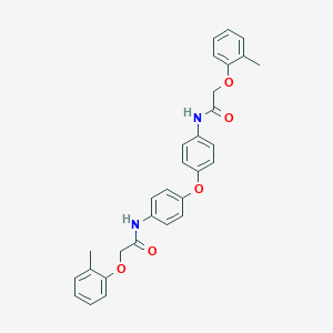 molecular formula C30H28N2O5 B324612 2-(2-methylphenoxy)-N-[4-(4-{[(2-methylphenoxy)acetyl]amino}phenoxy)phenyl]acetamide 