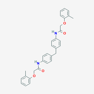 2-(2-methylphenoxy)-N-[4-(4-{[(2-methylphenoxy)acetyl]amino}benzyl)phenyl]acetamide