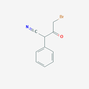4-Bromo-3-oxo-2-phenylbutanenitrile