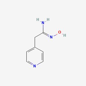 molecular formula C7H9N3O B3246141 N'-hydroxy-2-pyridin-4-ylethanimidamide CAS No. 175532-12-4