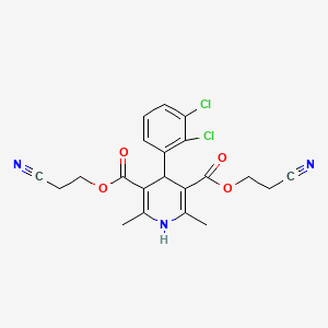 molecular formula C21H19Cl2N3O4 B3246146 Clevidipine Impurity 6 CAS No. 175688-79-6