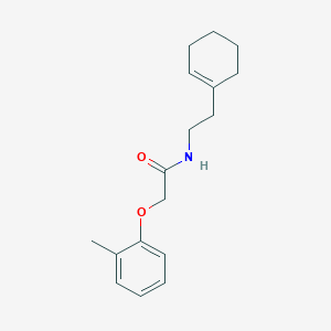 molecular formula C17H23NO2 B324616 N-[2-(1-cyclohexen-1-yl)ethyl]-2-(2-methylphenoxy)acetamide 