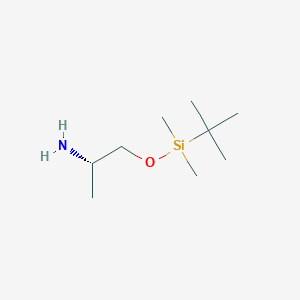 molecular formula C9H23NOSi B3246162 (s)-1-(Tert-butyldimethylsilyloxy)propan-2-amine CAS No. 175717-75-6