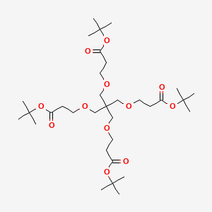 molecular formula C33H60O12 B3246166 Tetra(t-butoxycarbonylethoxymethyl) Methane CAS No. 175724-29-5