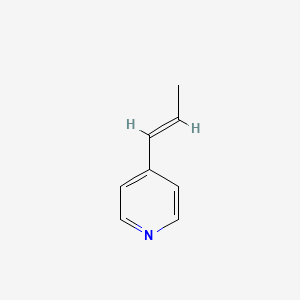 molecular formula C8H9N B3246185 (E)-1-(4-Pyridinyl)-1-propene CAS No. 17618-95-0