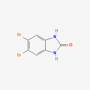 molecular formula C7H4Br2N2O B3246188 5,6-dibromo-1H-benzo[d]imidazol-2(3H)-one CAS No. 176244-22-7