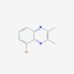 molecular formula C10H9BrN2 B3246190 5-Bromo-2,3-dimethylquinoxaline CAS No. 17635-22-2