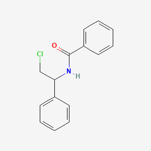 molecular formula C15H14ClNO B3246221 N-(2-chloro-1-phenylethyl)benzamide CAS No. 176503-80-3