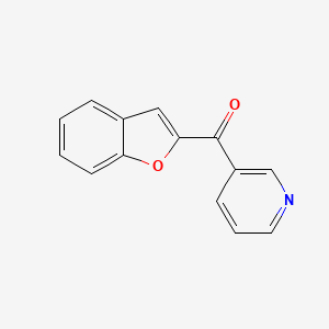 molecular formula C14H9NO2 B3246284 3-(1-Benzofuran-2-carbonyl)pyridine CAS No. 17730-35-7
