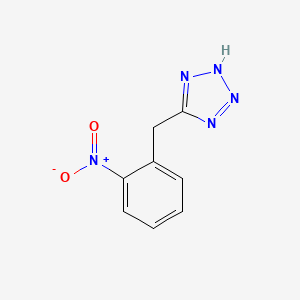 molecular formula C8H7N5O2 B3246294 5-[(2-硝基苯基)甲基]-1H-1,2,3,4-四唑 CAS No. 177595-29-8