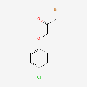 molecular formula C9H8BrClO2 B3246299 1-Bromo-3-(4-chlorophenoxy)propan-2-one CAS No. 177662-25-8