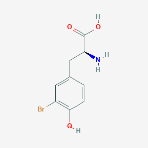 molecular formula C9H10BrNO3 B032463 3-Bromo-L-tyrosine CAS No. 38739-13-8