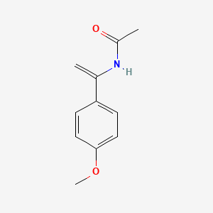 molecular formula C11H13NO2 B3246307 N-(1-(4-甲氧基苯基)乙烯基)乙酰胺 CAS No. 177750-10-6