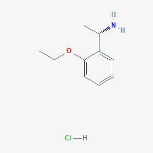 molecular formula C10H16ClNO B3246315 (S)-1-(2-ETHOXYPHENYL)ETHANAMINE-HCl CAS No. 1777812-69-7