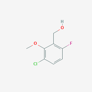 (3-Chloro-6-fluoro-2-methoxyphenyl)methanol