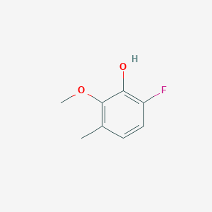 molecular formula C8H9FO2 B3246380 3-Fluoro-2-hydroxy-6-methylanisole CAS No. 1780657-91-1