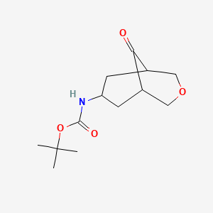tert-Butyl (9-oxo-3-oxabicyclo[3.3.1]nonan-7-yl)carbamate