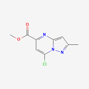 Methyl 7-chloro-2-methylpyrazolo[1,5-a]pyrimidine-5-carboxylate