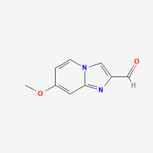 molecular formula C9H8N2O2 B3246475 7-Methoxyimidazo[1,2-a]pyridine-2-carbaldehyde CAS No. 1783694-62-1
