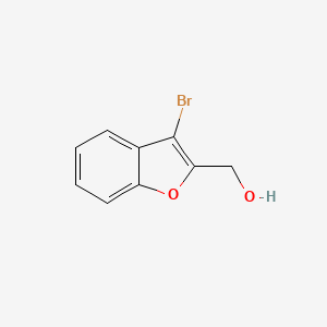 molecular formula C9H7BrO2 B3246497 (3-Bromo-1-benzofuran-2-yl)methanol CAS No. 1783960-04-2