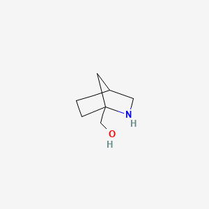 molecular formula C7H13NO B3246502 (2-Azabicyclo[2.2.1]heptan-1-yl)methanol CAS No. 1785333-54-1