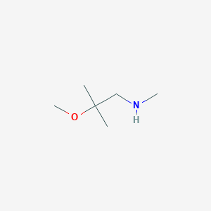 molecular formula C6H15NO B3246550 1-Propanamine, 2-methoxy-N,2-dimethyl- CAS No. 17860-82-1