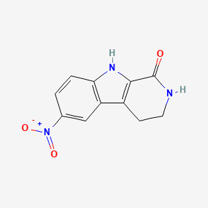 6-Nitro-2,3,4,9-tetrahydro-beta-carbolin-1-one