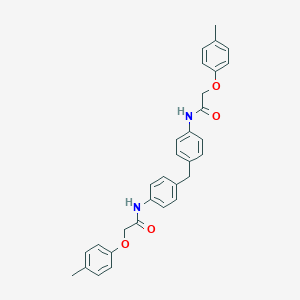 molecular formula C31H30N2O4 B324668 2-(4-methylphenoxy)-N-[4-(4-{[(4-methylphenoxy)acetyl]amino}benzyl)phenyl]acetamide 