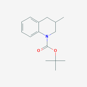 molecular formula C15H21NO2 B3246723 tert-Butyl 3-methyl-3,4-dihydroquinoline-1(2H)-carboxylate CAS No. 179898-82-9