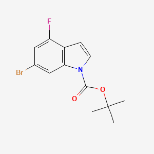 tert-Butyl 6-bromo-4-fluoro-1H-indole-1-carboxylate