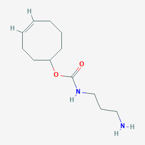 molecular formula C12H22N2O2 B3246775 TCO-胺 CAS No. 1799962-26-7