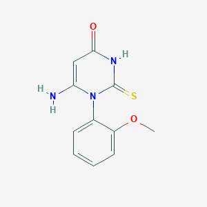 6-amino-1-(2-methoxyphenyl)-2-thioxo-2,3-dihydropyrimidin-4(1H)-one