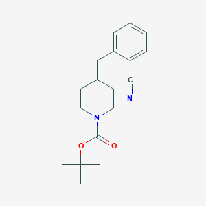 Tert-butyl 4-[(2-cyanophenyl)methyl]piperidine-1-carboxylate