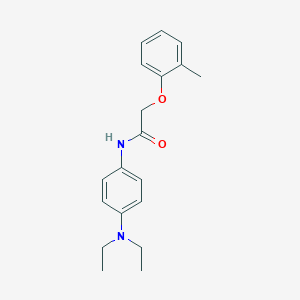 molecular formula C19H24N2O2 B324681 N-[4-(diethylamino)phenyl]-2-(2-methylphenoxy)acetamide 
