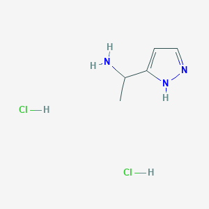 1-[1H-Pyrazol-3-yl]ethanamine dihydrochloride