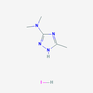 N,N,3-trimethyl-1H-1,2,4-triazol-5-amine hydroiodide