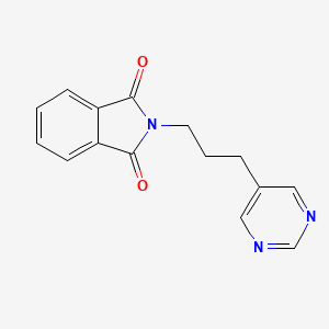 2-[3-(pyrimidin-5-yl)propyl]-2,3-dihydro-1H-isoindole-1,3-dione