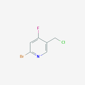 2-Bromo-5-(chloromethyl)-4-fluoropyridine