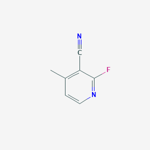 molecular formula C7H5FN2 B3247005 2-Fluoro-4-methylnicotinonitrile CAS No. 1807136-76-0