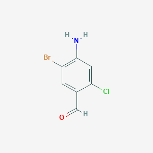 4-Amino-5-bromo-2-chloro-benzaldehyde