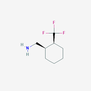 molecular formula C8H14F3N B3247033 Rel-((1R,2S)-2-(三氟甲基)环己基)甲胺 CAS No. 1807888-04-5