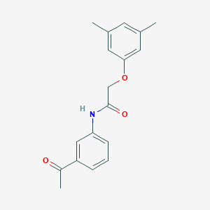 molecular formula C18H19NO3 B324704 N-(3-acetylphenyl)-2-(3,5-dimethylphenoxy)acetamide 