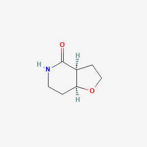 molecular formula C7H11NO2 B3247044 (3As,7aS)-3,3a,5,6,7,7a-hexahydro-2H-furo[3,2-c]pyridin-4-one CAS No. 1807895-98-2