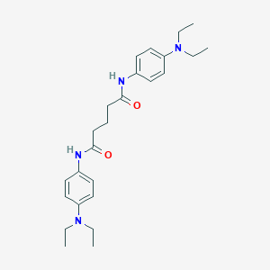 molecular formula C25H36N4O2 B324706 N,N'-bis[4-(diethylamino)phenyl]pentanediamide 