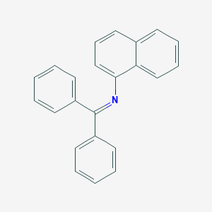 molecular formula C23H17N B324719 N-(1-Naphthyl)diphenylmethaneimine 