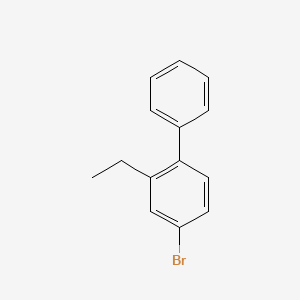 molecular formula C14H13B B3247203 4-Bromo-2-ethylbiphenyl CAS No. 1809158-13-1