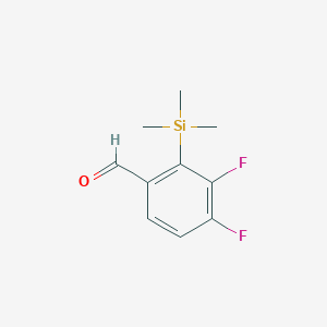 molecular formula C10H12F2OSi B3247227 3,4-Difluoro-2-(trimethylsilyl)benzaldehyde CAS No. 1809161-51-0