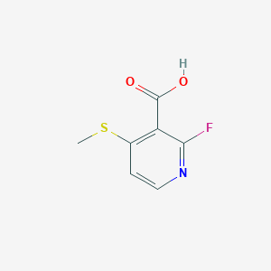 molecular formula C7H6FNO2S B3247231 2-氟-4-(甲硫基)吡啶-3-羧酸 CAS No. 1809161-53-2