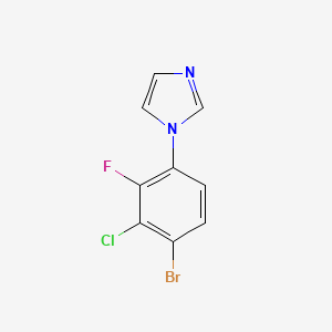 1-(4-Bromo-3-chloro-2-fluorophenyl)-1H-imidazole